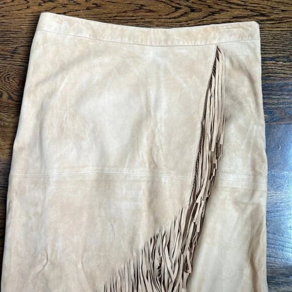 Altuzarra Leather Suede Skirt Size 42/ US 12 NWT - Picture 2 of 6